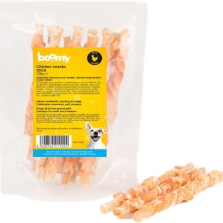 Boomy - Bastoncini di pollo per cani - Bastoncini di pollo per cani - Snack per cani - Snack per cani - 3 x 100 g
