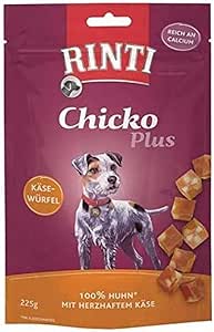 RINTI Chicko Plus - Cubo di formaggio con pollo, 1 x 225 g