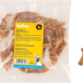 Boomy - Snack naturali per cani - Cosce d'anatra essiccate - 2 x 250 g