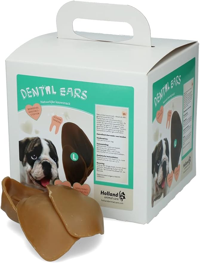 Spuntini per cani dentali Ears Grandi orecchie dentali