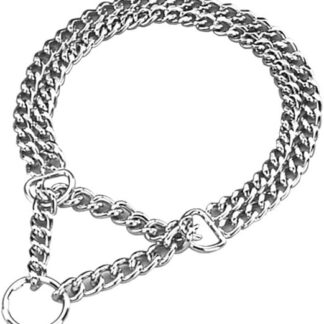 Nobby Girocollo a Due File, 55 cm/2,5 mm, Cromato