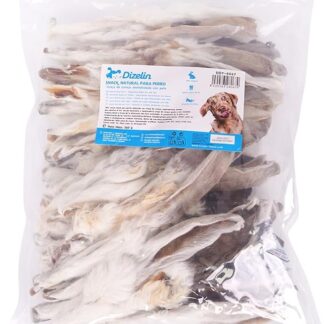 Snack naturale per cani dolcetti sani per masticare lunghi prelibatezze ricche di proteine per cure dentali e intrattenimento, premi naturali per cani adulti e cuccioli (500 g, coniglio)