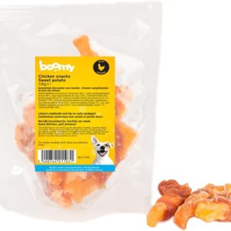 Boomy - Snack per cani - Snack di ricompensa - Pollo e patate dolci - 2 x 100 g