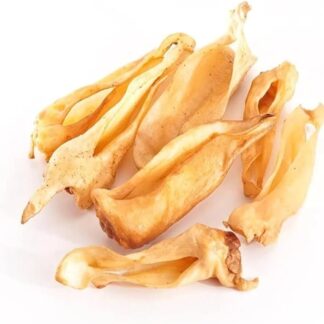 Dei NATURE Orecchie di Agnello Essiccate per Cani, Confezione da 50 pezzi,Naturali adatte a cani sensibili dieta Barf