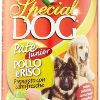 Monge Special Dog Pate' Junior Pollo/Riso Gr.400