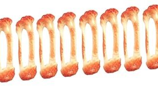 BESTonZON 12 Pezzi Simulato Osso Di Ala Di Pollo Ossa Modelli Alimentari Giocattoli Decorazione Di Osso Di Pollo Modello Falso Di Osso Di Pollo Fritto Modello Realistico Di Osso Di Pollo