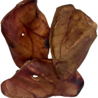 Orecchie di maiale essiccate di alta qualità, XL per cani. Articolo da masticare per cani grandi e piccoli, articolo da masticare in maiale, senza cereali, snack da masticare