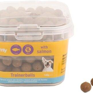 Boomy - Snack per cani | Snack per addestramento | Salmone | 3 x 140 g