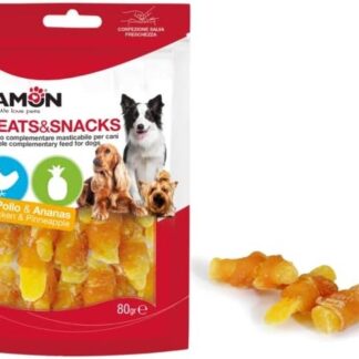Camon Treats&Snack bocconcini con Pollo e Banana 80g