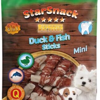 Nobby StarSnack Barbecue Mini Duck & Fish Stick ca. 130 g, Ø 12 mm, 6,0 cm