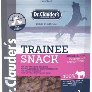 Dr.Clauder Trainee Snack Maiale cubetti in confezioni da 80 grammi