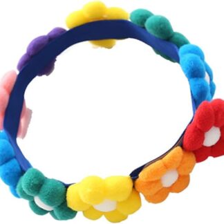 Yardwe Collare Colorato Per Cani e Gatti Con Motivo Sole Design Creativo e Morbido Taglia Xl Accessorio Per Festa e Moda Per Pet Adorabili Pet Supply Colorato