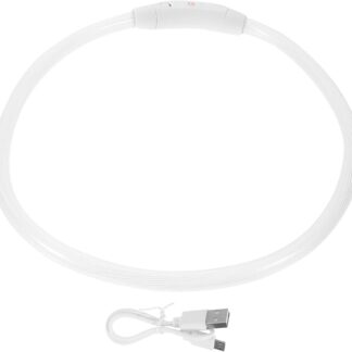 Garneck Collare Led Per Ricaricabile Usb Collare Per in Plastica Adatto e Visibilità Al Buio
