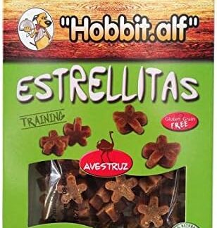 HOBBIT Premietti morbidi gf struzzo snack per cane 100g in formato sacchetto