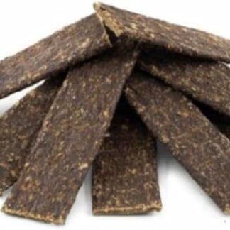 Dei NATURE Strisce di Capra, Snack Naturale per Cani, 400g, Adatto Dieta Barf