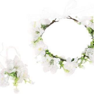 YSJCHEBS Ghirlanda per Animali Domestici 1 Pezzo, Braccialetto per Animali Domestici 1 Pezzo, Collare di Fiori per Matrimoni per Animali Domestici, Ghirlanda per Foto