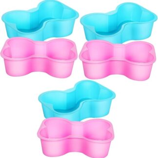 Garneck 3 Set Di in Silicone Per Dolci A Forma Di Cane Teglia Per Dolci A Forma Di Cane Per Dolci Adatti Agli Animali Domestici Facili Da Pulire 2 Pezzi * 3