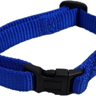 COLLARE PER CANI CAMON CLASSICO CON BLOCCO BLU (MM.12x200/250)