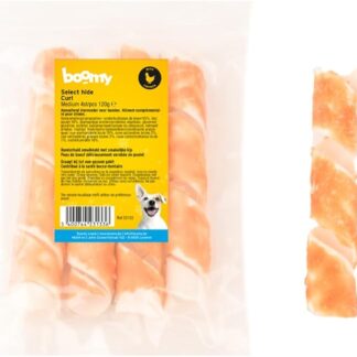 Boomy - Snack per cani - Select Hide - Curl medio - 20 cm - 4 pezzi