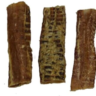 Express Pet Supplies Buffalo Trachea (Windpipe) 100% naturale tradizionale essiccato all'aria masticare per cani (500 g)