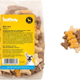 Boomy - Snack per cani | Biscotti per cani | Mini mix | 2 x 550 g