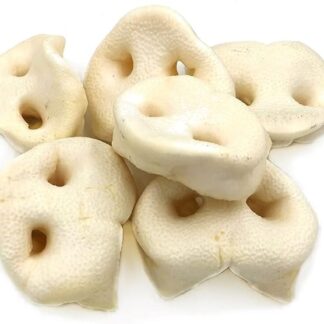 25 coniglietti di maiale per cani, con snack naturale o snack per dolcetti, articoli da masticare per grandi e piccini