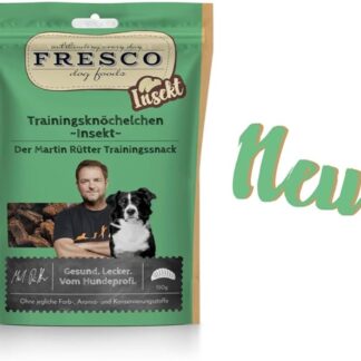 Fresco Dog Martin Rütter - Snack naturale monoproteico in pura proteina degli insetti, delizioso snack per cani, senza cereali