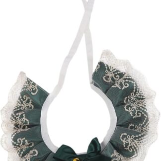 PEPLAYTAL Collare Regolabile Decorativo per e Campanella in Collare per Animali Domestici Accessorio per Fotografia e