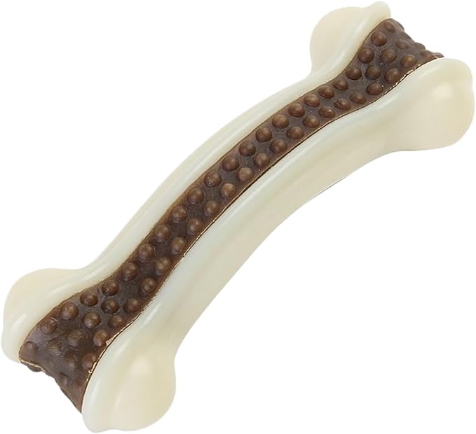 Générique Dog Bone Toys, Chewy Pet Toy, Training Teething & Boredom Calming, Puppy Playtime Accessories, Ideal for Dog Supplies, Home Use, Travel, Interactive Fun, 6,3 x 2,17 pollici