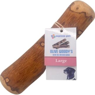 Express Pet Supplies Grande legno di ulivo naturale masticabile per cani (3 pezzi)