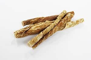 123... Hund dabei! - Bastoncini di bolla di vitello per cani – 100% naturale – ruotati e asciugati delicatamente – spuntino da masticare senza additivi – rinforza i muscoli masticatori – ideale per