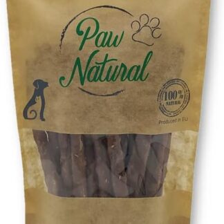 Paw Natural Deliziosi per cani, 150 g di bastoncini di liegea, 100% senza glutine e cereali, da carne fresca, animali sani