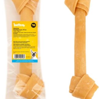 Boomy Gamba annodata – Snack per cani 100% pelle bovina – Osso da masticare naturale – Snack per cani - 27 cm