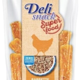 DELISNACK SUPERFOOD BARRETTE DI POLLO CON QUINOA. 100GR
