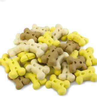 Dei NATURE Biscotti per Cani,Mini Ossicini alla vaniglia,CONFEZIONE SCORTA DA 3,2 KG, Qualita' Premium,Snack per Cani-Premio per cani