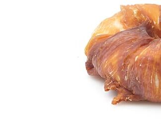 friGERA Rawhide Ring with Chicken 1pc ø 6cm