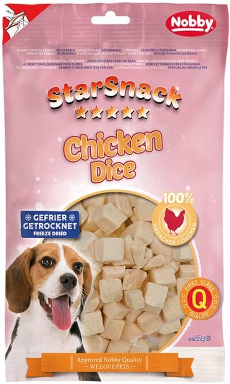 Nobby StarSnack FD Dice di pollo, ca. 42 g