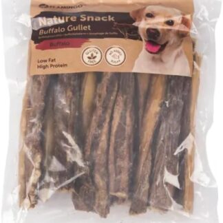 Bastoncini per cani – Trachea di bufalo tonda – 150g – naturale – ricca di proteine