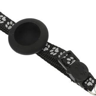 WEKAMOS Collare Per Supporto Tracciante e Antiurto Regolabile Per Animali Domestici Collare Riflettente Anti-