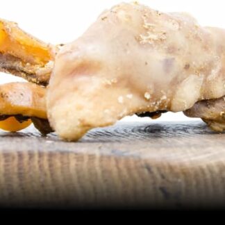 George & Bobs Pelle di maiale – 1000 g – L'alternativa al cuoio capelluto bovino, bellissimi pezzi di carne