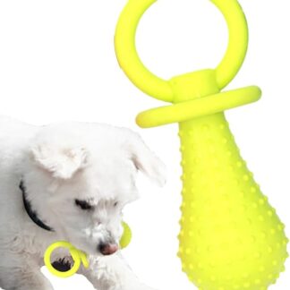 Kustimantu Ciuccio lenitivo per cucciolo | Giocattolo da masticare in gomma per cani - Antistress cane sicuro con design confortevole per casa e parco