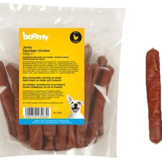 Boomy – Snack per cani - Snack per cani - Salsicce 12 cm - 500 g (Pollo)