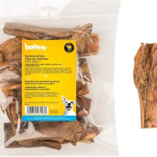 Boomy - Snack per cani ipoallergenico - Bastoncini di cammello secchi 15 cm - 350 g