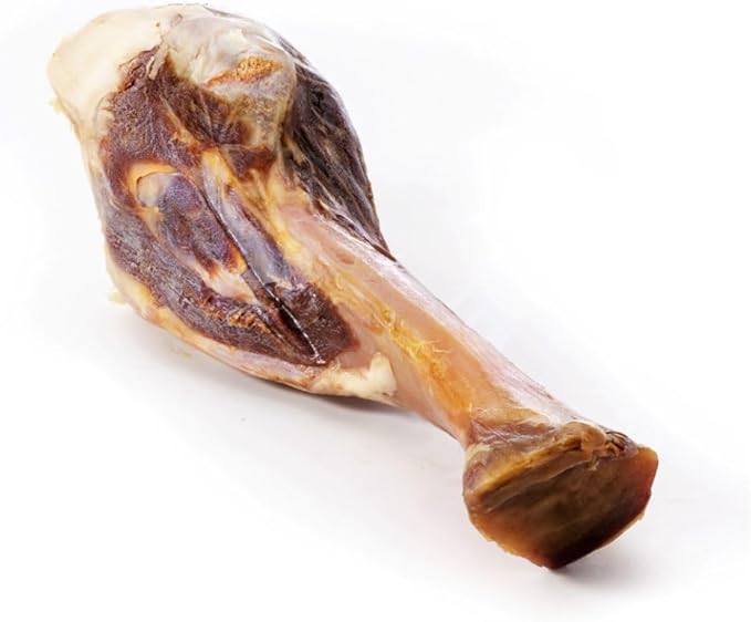 Osso di Tibia di Maiale Croccante per Cani, Snack Naturale, 100% Maiale Stagionato