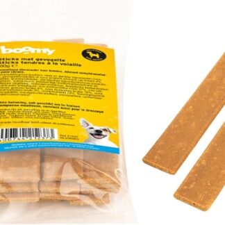 Boomy - Snack per cani - Bastoncini morbidi con pollo - 2 x 200 g (pollo)