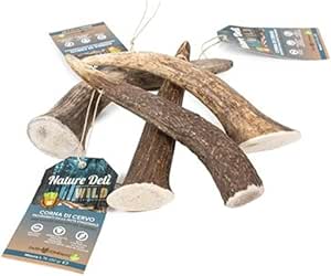 Corna di Cervo | Cani | Masticativo | Naturale 100% Puro | Antistress | Durevole | Pulizia Dentale | Snack Naturale | Tutte le Taglie | Varie Misure Disponibili (XL (151-225G))