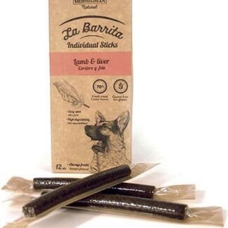 Mediterranean Natural Premi per Cani Snack Barrette Agnello e Foie