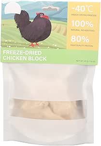 Blocco di carne di pollo liofilizzata, carne superiore ad alto contenuto proteico imbevuta in acqua tiepida, dolcetti liofilizzati a basso contenuto calorico per gatti, cani e