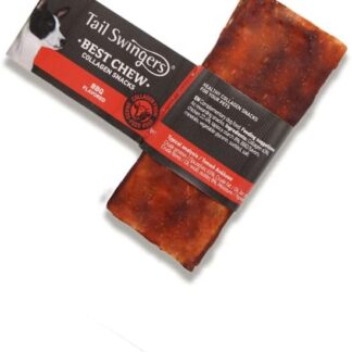 Tailswingers snack per cani al collagene gusto Barbecue-Pollo-Burro d'arachidi (6 pz da (13.5cm 35gr*2pcs), Barbecue)