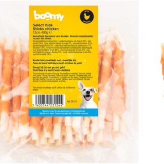 Boomy - Snack per cani - Bastoncini da masticare con pollo - 13 cm - 400 g